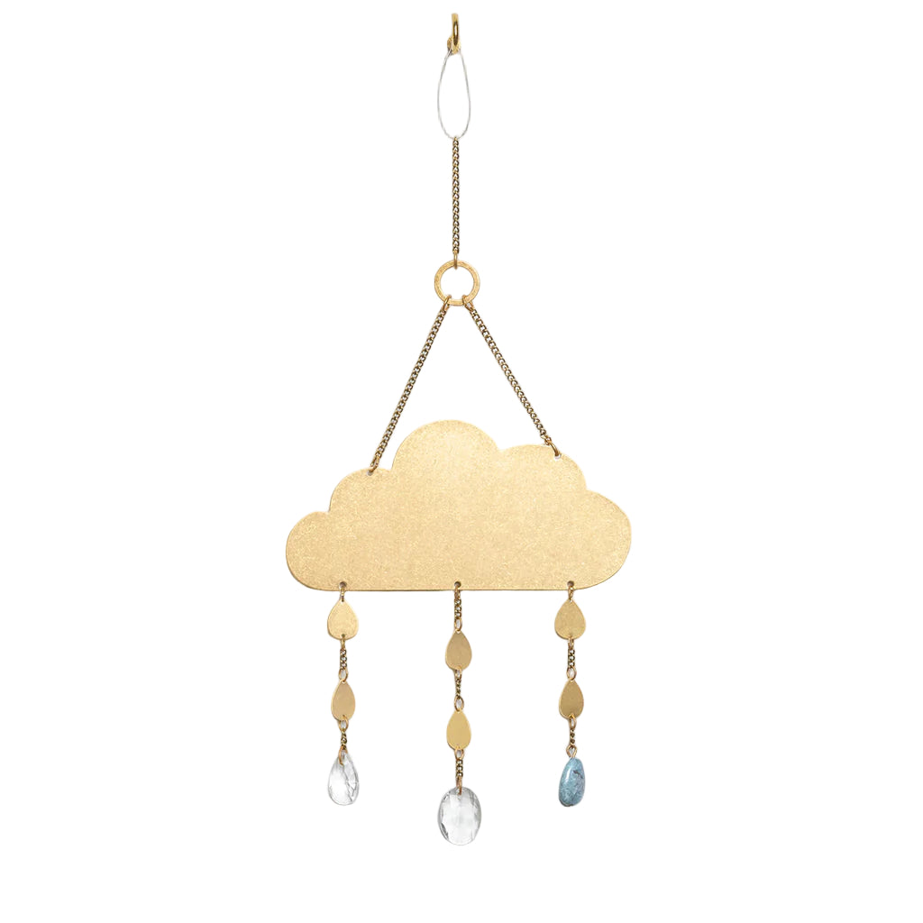 Suncatcher Cloud/Blue howlite - Stained Glass Express 