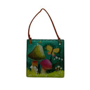 Suncatcher Embossed hand painted mushroom scenes
