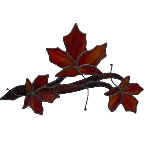 Suncatcher Leaves on Branch - Stained Glass Express 