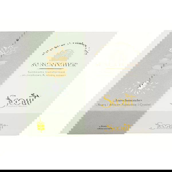 Suncatcher Lotus/African Turquoise - Stained Glass Express 