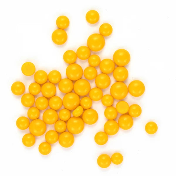 96 COE Frit Balls Opal Sunflower