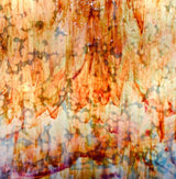 TEAL BLUE, BURNT RED, WHT MOTTLE - Stained Glass Express 