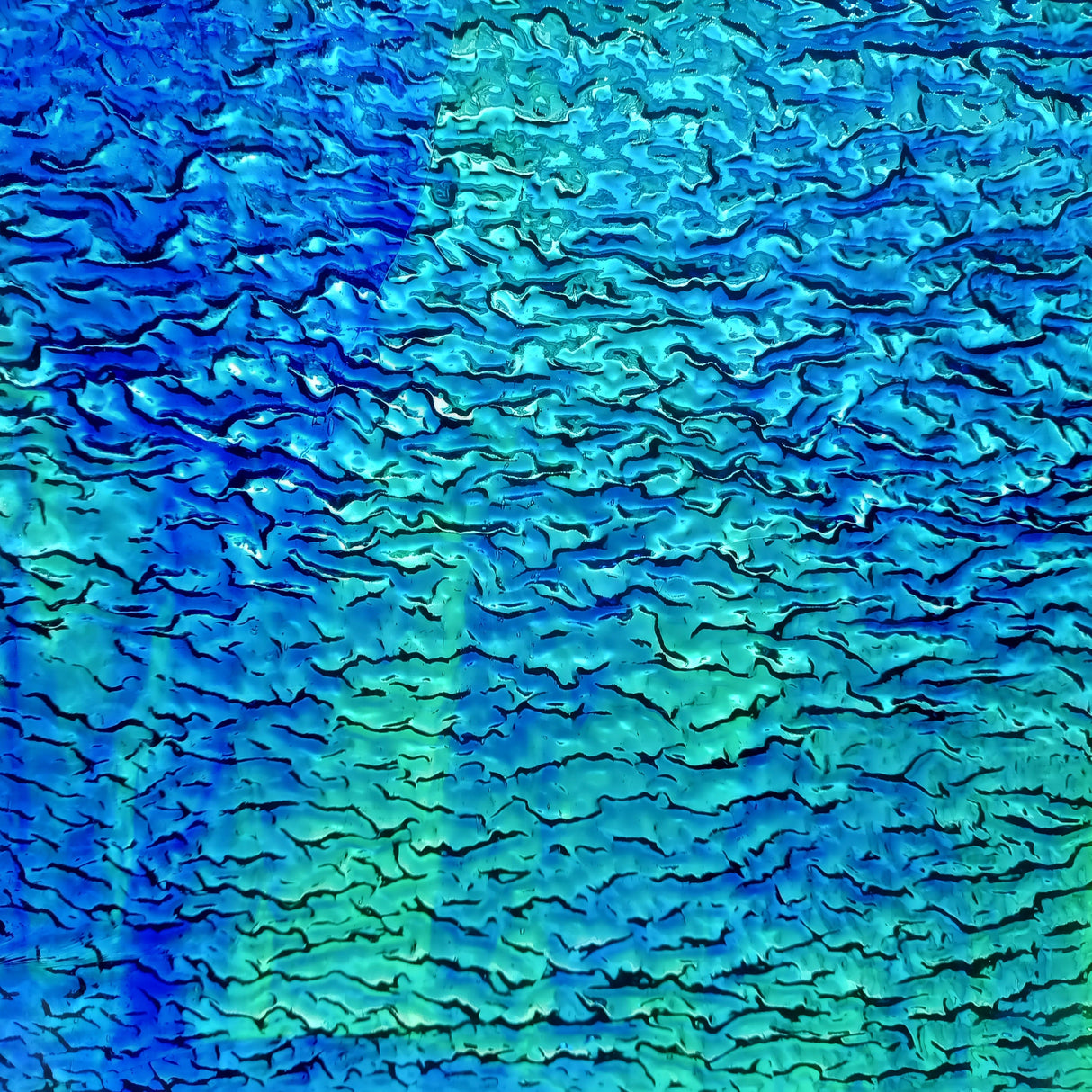 Teal with Cobalt Blue Granite