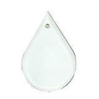 Teardrop Glass Bevel Ornament - Stained Glass Express 