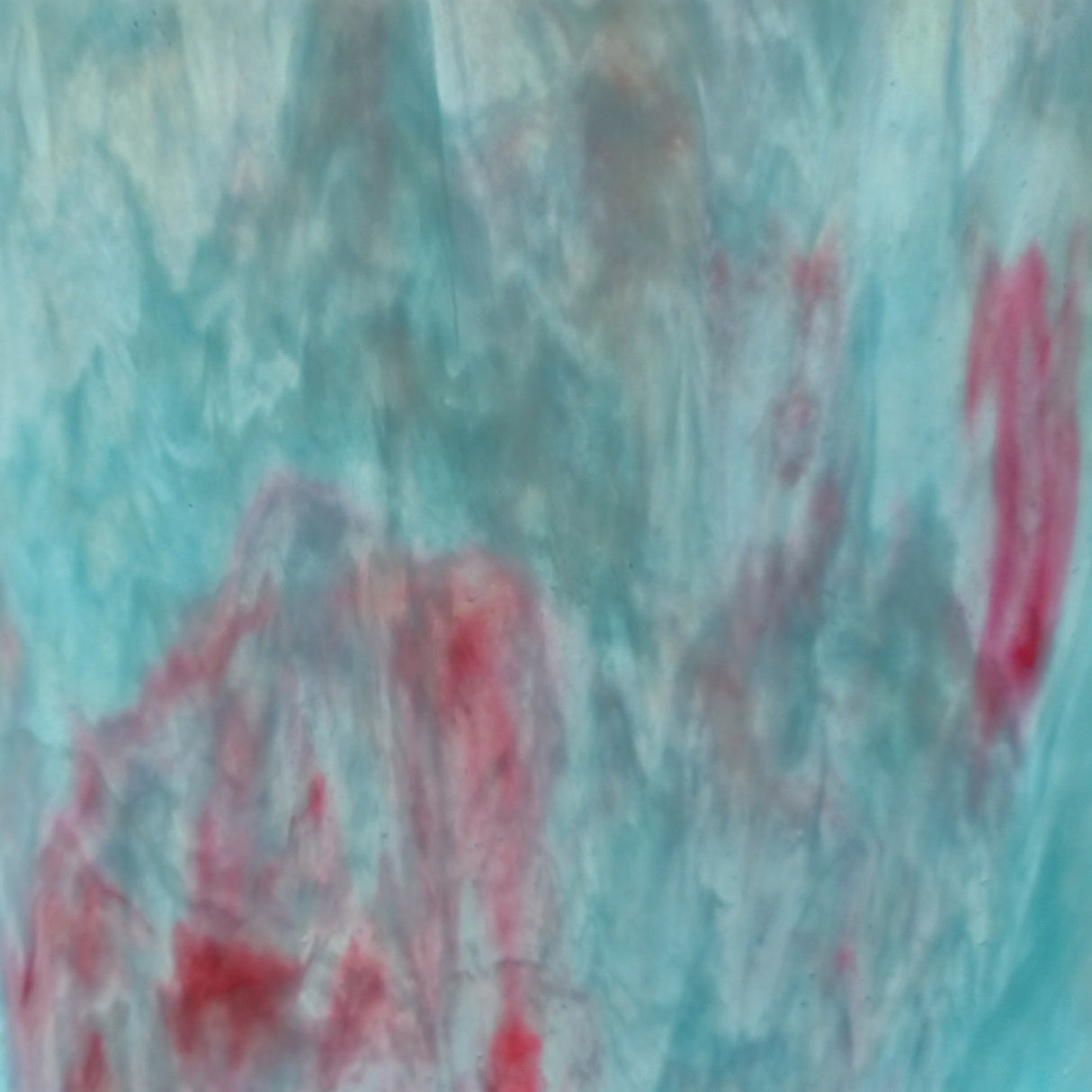 Turquoise Ice, White Opal, Gold Pink Stipple