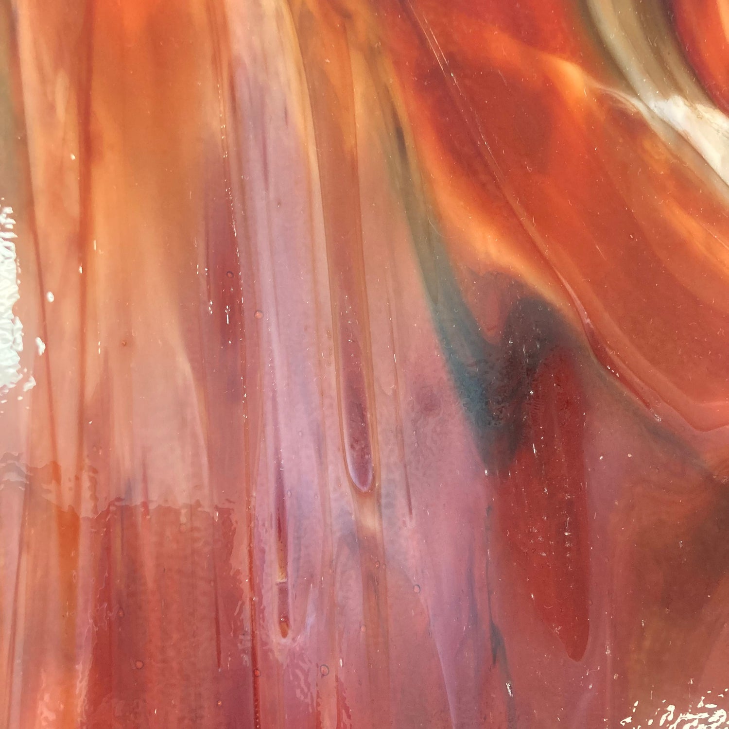 Uroborus by Youghiogheny Fusible Red, White, Black 96 COE