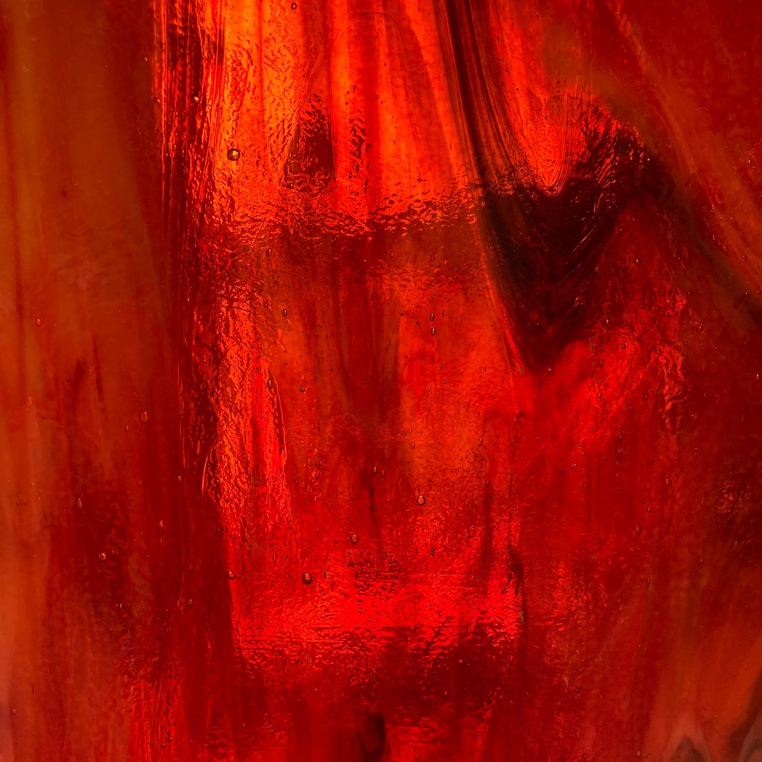 Uroborus by Youghiogheny Fusible Red, White, Black 96 COE_2