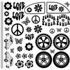 VW Beetle Love Bug Decal - Stained Glass Express 