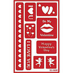 Valentine Stencil Over N Over - Stained Glass Express 