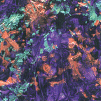 Violet Blue Green and Copper Van Gogh Metallic Finish Glass - Stained Glass Express 