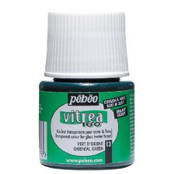 Vitrea 160 Glossy Glass Paint  Oriental Green - Stained Glass Express 
