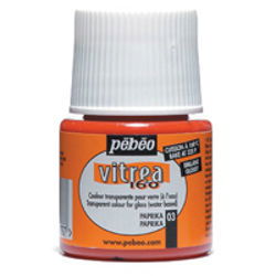 Vitrea 160 Glossy Glass Paint  Paprika - Stained Glass Express 