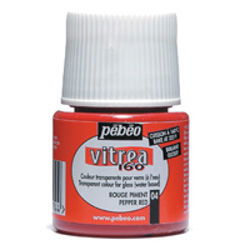 Vitrea 160 Glossy Glass Paint  Pepper Red - Stained Glass Express 