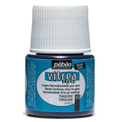 Vitrea 160 Glossy Glass Paint  Turquoise - Stained Glass Express 