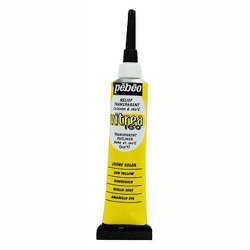 Vitrea 160 Transparent Glass Paint Outliner  Yellow - Stained Glass Express 