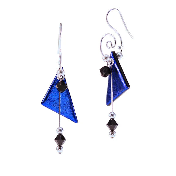 Earring Triangular Beaded