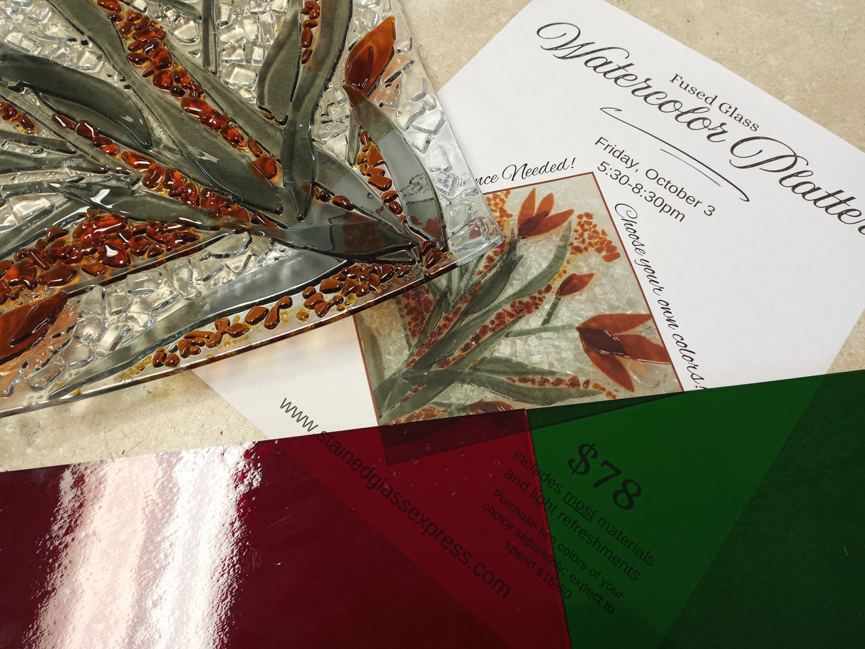 Fun Day Out Watercolor Platter - May 30