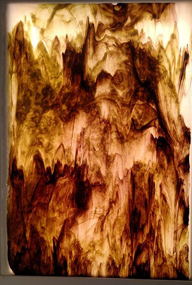 White Ice, Avocado Green and Black Stipple Glass - Stained Glass Express 