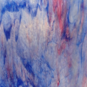 White Ice, Cobalt Blue, Gold Peach Stipple