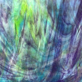 White Ice, Cobalt Blue, Purple, Green Stipple