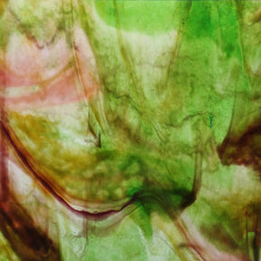 White Ice, Gold Pink, Green, Silver Yellow Stipple