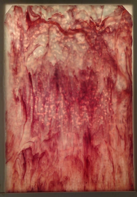 White Opal & Bubble Pink - Stained Glass Express 