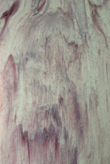 White Opal, Gold Pink, Bubblegum Tiffany Repro - Stained Glass Express 