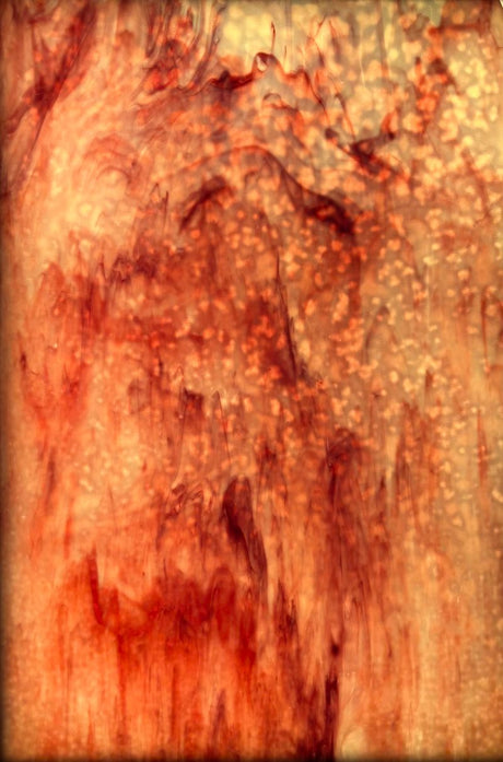 White Opal, Gold Pink, Bubblegum Tiffany Repro - Stained Glass Express 