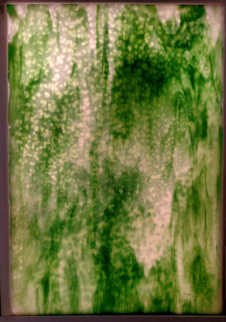 White Opal & Mint Green - Stained Glass Express 