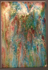 White Opal, Turq, Grn, Gld Pnk Tiffany Reproduction - Stained Glass Express 