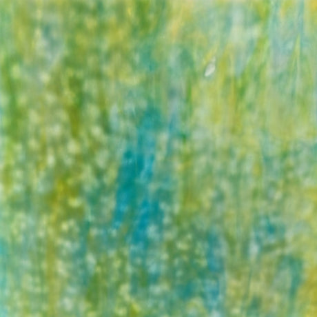 White Opal with Turquoise, Green, Silver Yellow