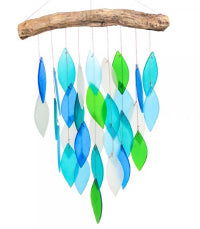 Wind Chime Ocean Waterfall - Stained Glass Express 