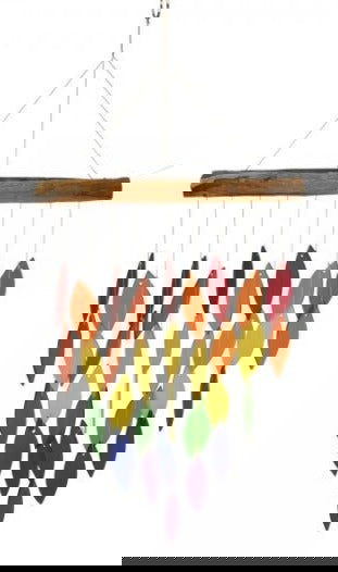 Wind Chime Rainbow Waterfall - Stained Glass Express 