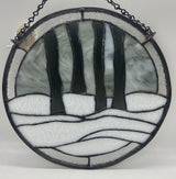 Winter Forest Panel - Stained Glass Express 