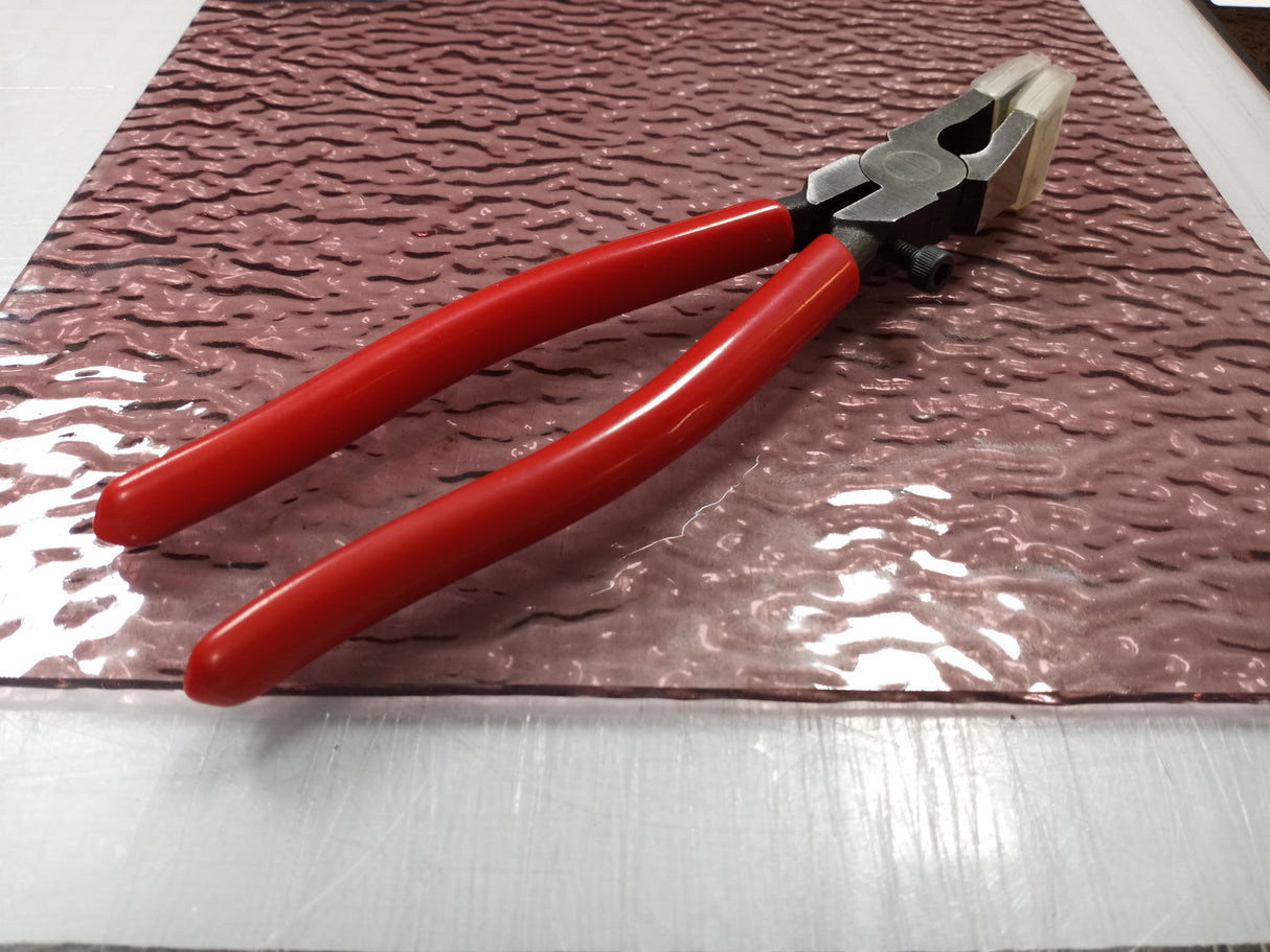 Wissmach Pale Rose Ripple Cathedral Glass