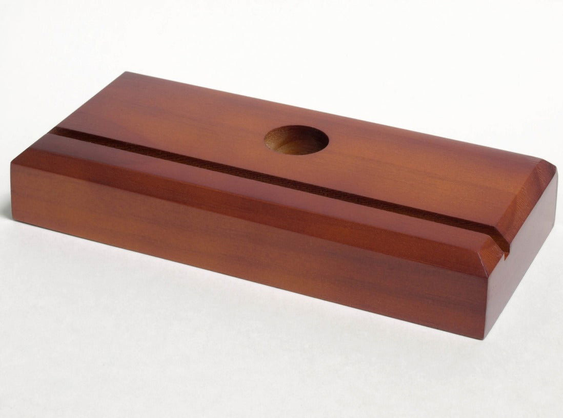 Wooden Fan Base – Rectangle - Stained Glass Express 