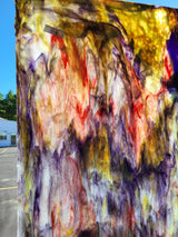 White Ice, Silver Yellow, Purple, Ruby Pink Stipple