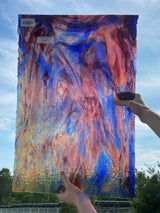 Yellow with Red, Cobalt Blue True Dichro