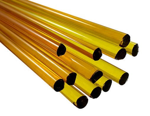 Yellow Elvis Rod 33 COE - Stained Glass Express 