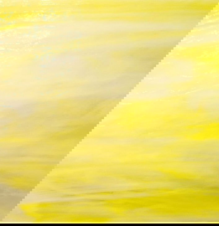 Yellow w/ White Wispy Opal - Stained Glass Express 