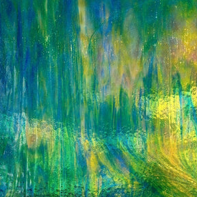 Yellow with Emerald Green, Cobalt Blue True Dichro