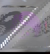 Yin Yang Butterfly Dichroic Decal 33 COE - Stained Glass Express 