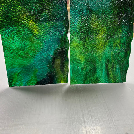 Emerald, Chartreuse Herringbone