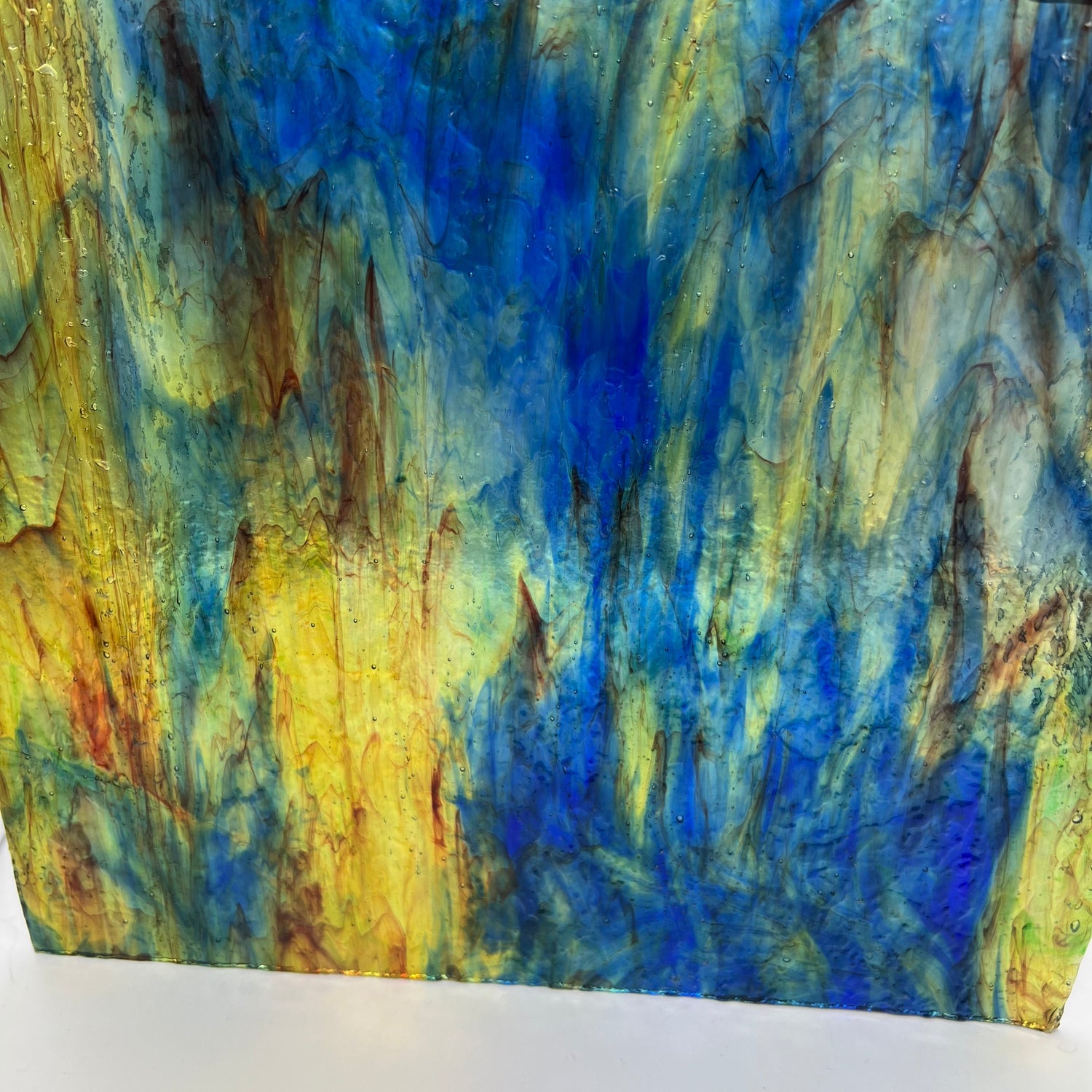 Blue, Yellow, Red, Orange, Pink Granite