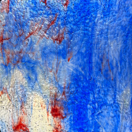Amber with Blue, Red, Green and White Granite