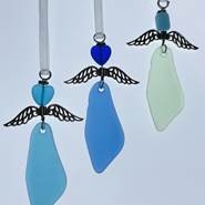 Ornament Sea Glass Angel