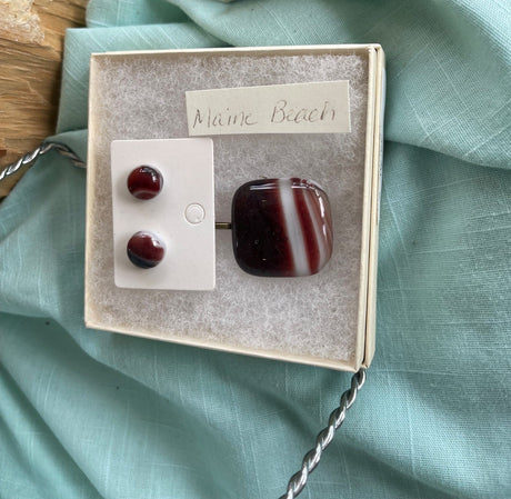 Pendant Earring Set Boxed