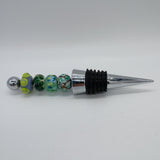 beaded wine bottle stopper