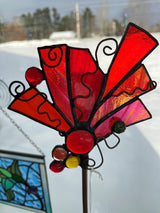 PLANT STAKE RED BURST