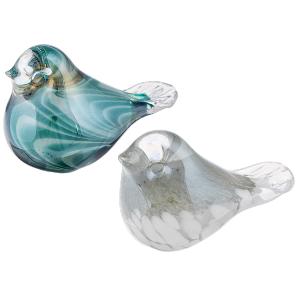 Luster Art Glass Bird